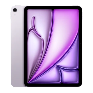 iPad Air de 11 polegadas (M4) — composição frontal e traseira oficial em roxo