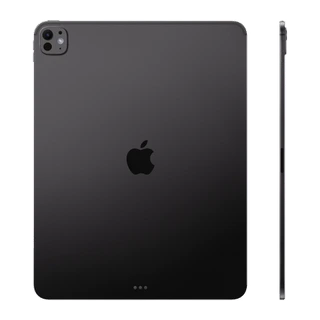 iPad Pro de 13 polegadas (M5) — composição traseira e lateral oficial em preto espacial