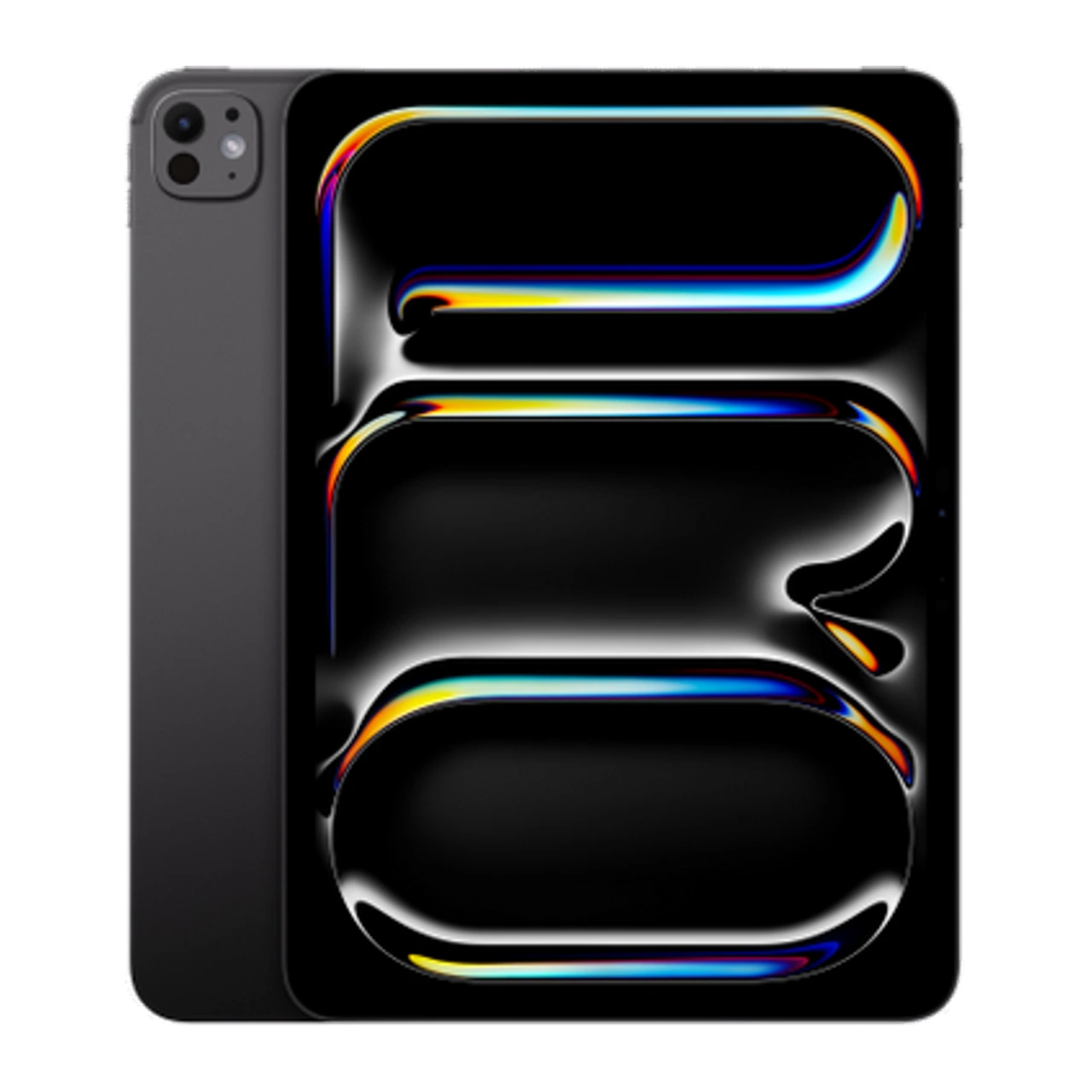 iPad Pro de 11 polegadas (M5) — composição frontal e traseira oficial em preto espacial