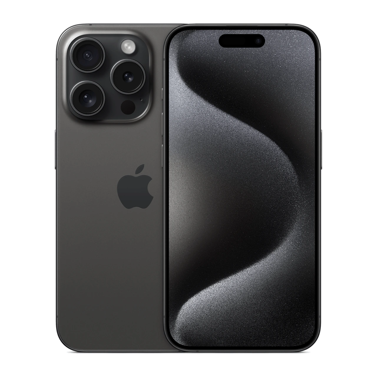 iPhone 15 Pro — composição frontal e traseira oficial