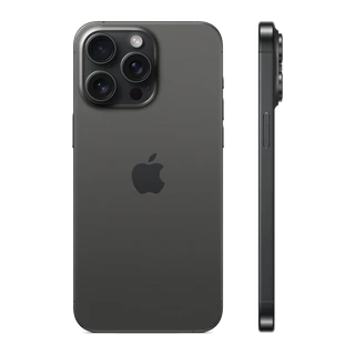 iPhone 15 Pro Max — composição traseira e lateral oficial
