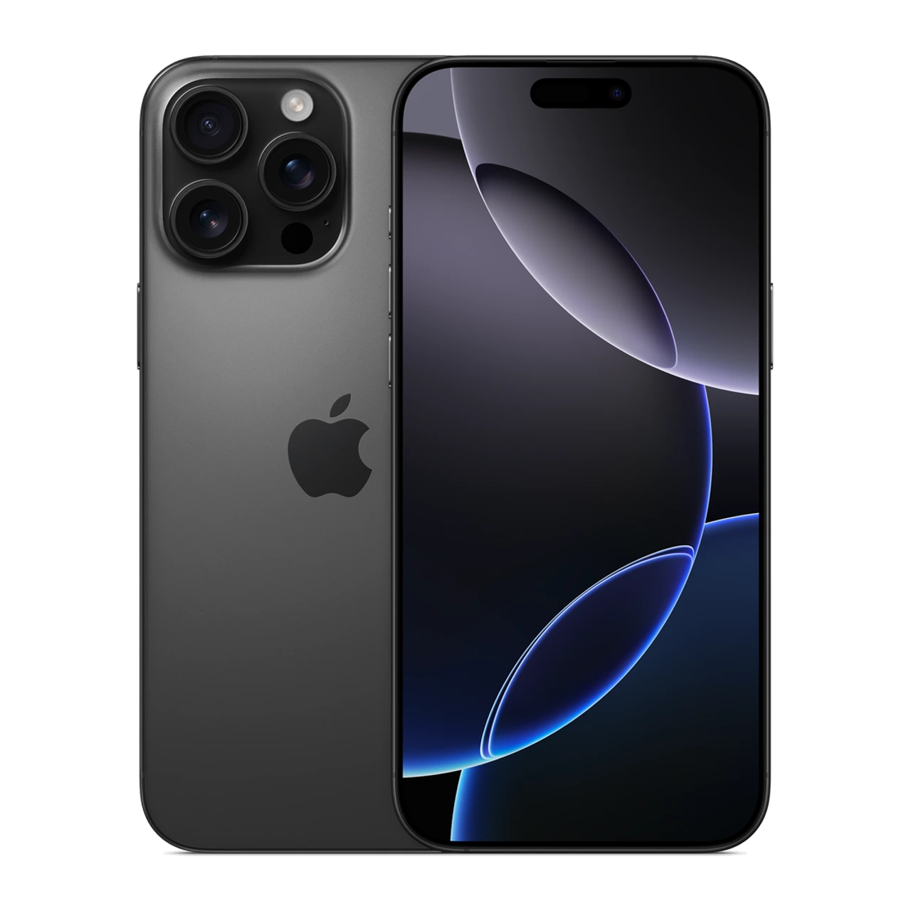 iPhone 16 Pro Max — composição frontal e traseira oficial
