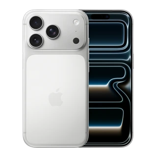 iPhone 17 Pro — composição frontal e traseira oficial em prata