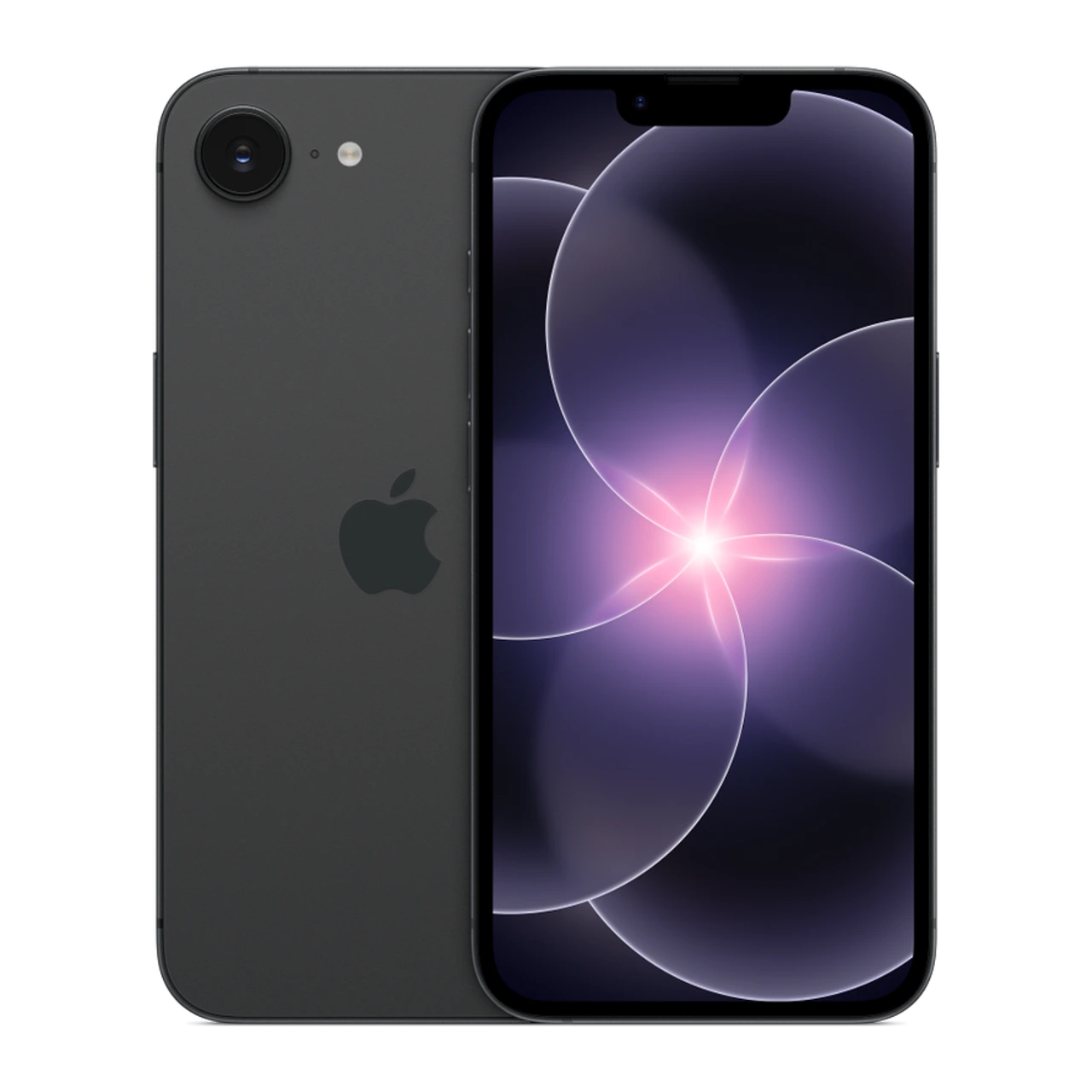 iPhone 17e — composição frontal e traseira oficial