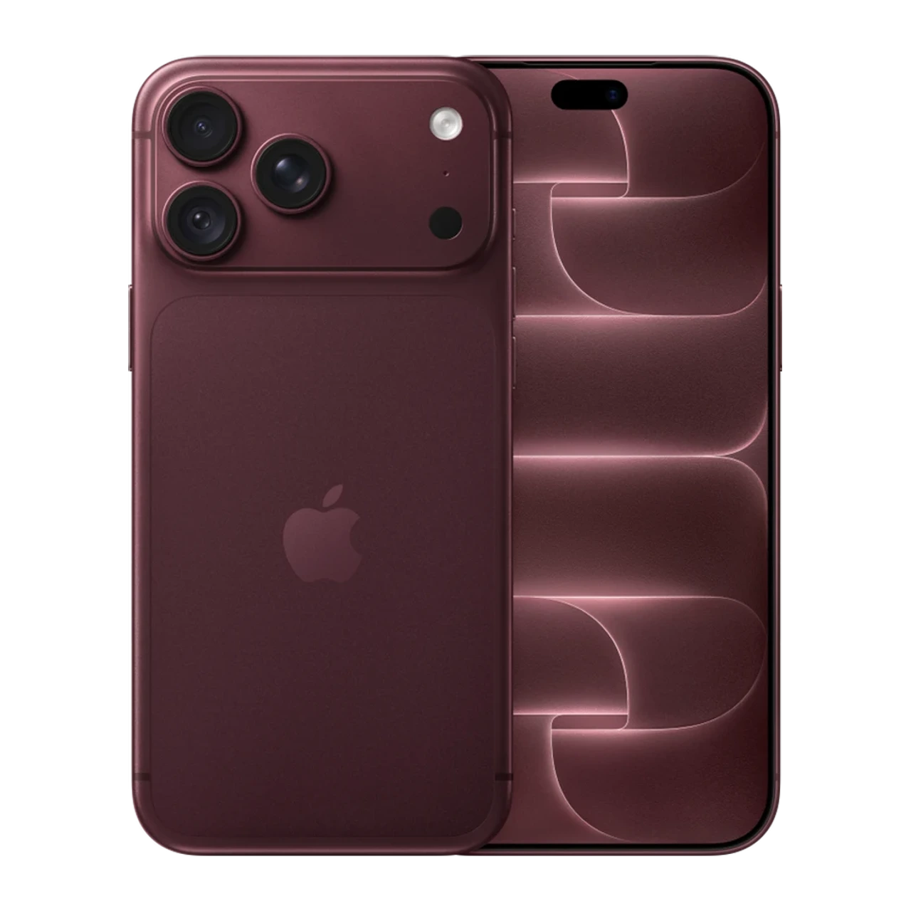 iPhone 18 Pro Max em bordô representando a linha iPhone