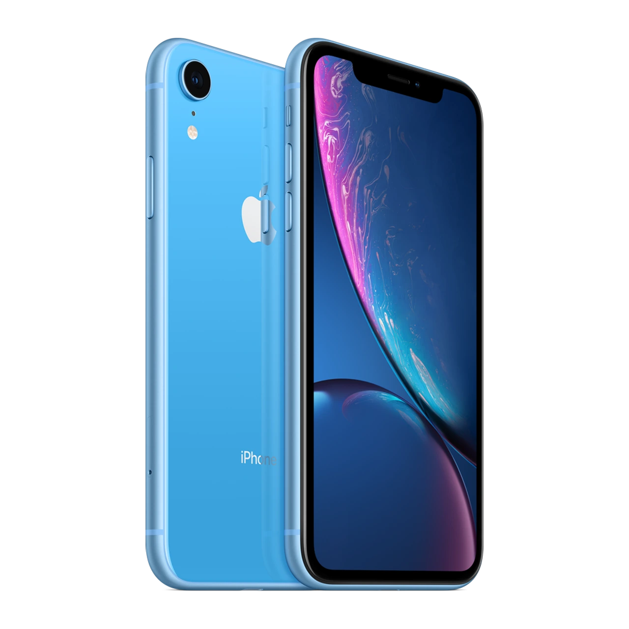 iPhone XR — composição frontal e traseira oficial