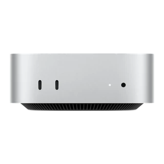 Mac mini M4 — vista frontal oficial com portas USB-C e fone