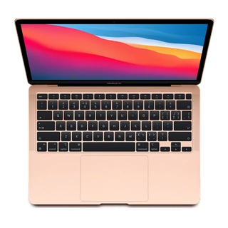 MacBook Air de 13,3 polegadas com M1 — vista frontal superior oficial