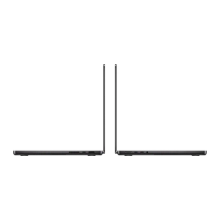 MacBook Pro M5 de 14 polegadas — perfis laterais oficiais com portas